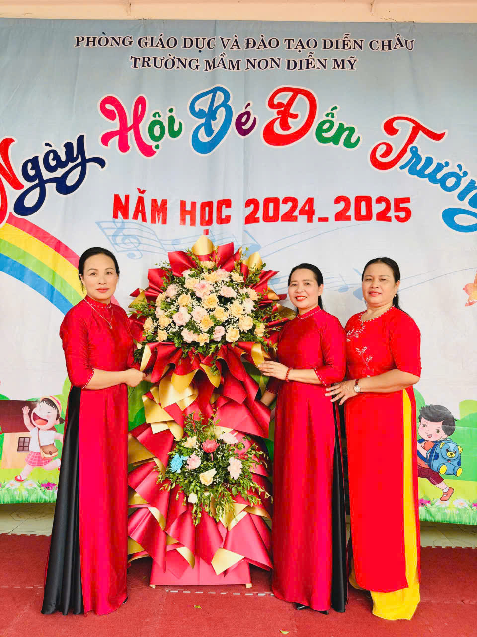 ẢNH BGH NHÀ TRƯỜNG MN DIỄN MỸ 24 25